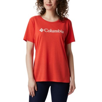 Columbia T-Shirt Dames, Lava Lake II Rood, 18EWRYSMB